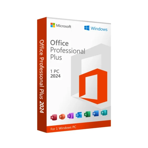 Microsoft Office 2024 Professional Plus Lifetime License – Includes Word, Excel, PowerPoint, Outlook, Access, and Publisher. Digital download for Windows 10/11. No subscription required.