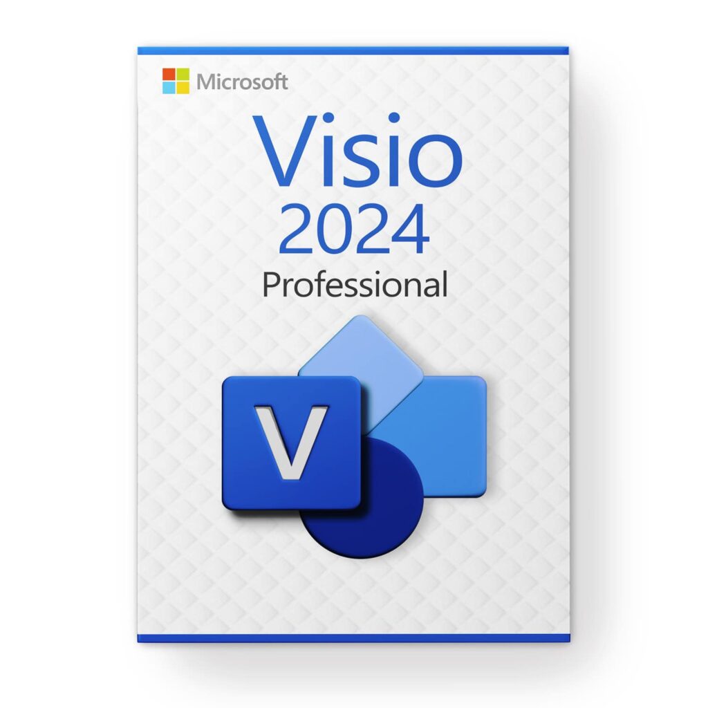 Microsoft Visio 2024 Professional diagramming software – genuine perpetual license